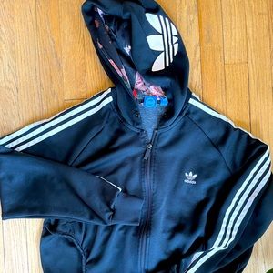 XL Adidas Floral Track Jacket